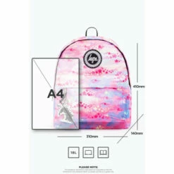Hype. Pastel Pink Rainbow Star Backpack -Hype Shop unnamed file 2477