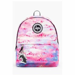Hype. Pastel Pink Rainbow Star Backpack -Hype Shop unnamed file 2482