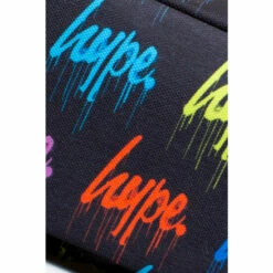 Hype. Black Wall Graffiti Drip Maxi Pencil Case -Hype Shop unnamed file 2486