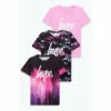 Hype. Girls Pink Drip Star T-Shirts 3 Pack -Hype Shop unnamed file 25