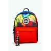 Hype. Red Single Graffiti Drip Mini Backpack