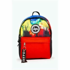 Hype. Red Single Graffiti Drip Mini Backpack -Hype Shop unnamed file 2509
