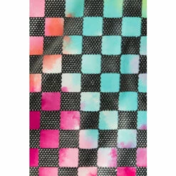 Hype. Unisex Pink Rainbow Check Crest Backpack -Hype Shop unnamed file 2521