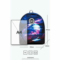 Hype. Purple Galaxy Space Backpack -Hype Shop unnamed file 2537