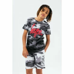 Hype. Grey Camo Fade Script T-Shirt 4 Hype. Grey Camo Fade Script T-Shirt -Hype Shop unnamed file 254