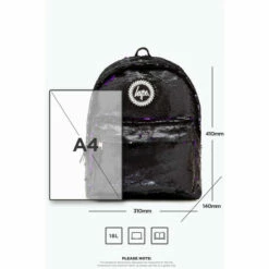 Hype. Girls Purple Midnight Sequin Backpack -Hype Shop unnamed file 2555