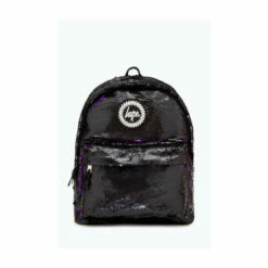 Hype. Girls Purple Midnight Sequin Backpack -Hype Shop unnamed file 2556