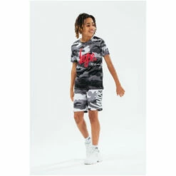 Hype. Grey Camo Fade Script T-Shirt 6 Hype. Grey Camo Fade Script T-Shirt -Hype Shop unnamed file 256