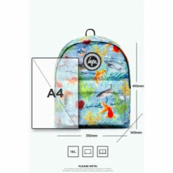 Hype. Blue Under Sea Backpack -Hype Shop unnamed file 2567