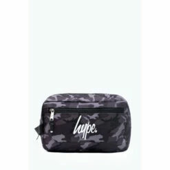 Hype. Black Mono Camo Boot Bag