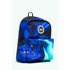 Hype. Teal And Blue Marble Twirl Backpack -Hype Shop unnamed file 2610