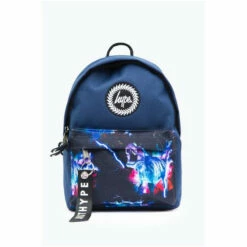 Hype. Blue Pocket Space Dinosaur Mini Backpack -Hype Shop unnamed file 2631