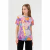 Hype. Girls Lilac Marker Scribble Script T-Shirt -Hype Shop unnamed file 264