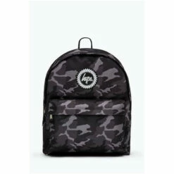 Hype Black And Grey Mono Camo Backpack -Hype Shop unnamed file 2695