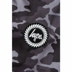 Hype. Black Mono Camo Drawstring Bag -Hype Shop unnamed file 2703