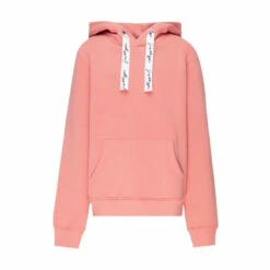 Hype. Womens Blush Pink Just Drawcord Hoodie
