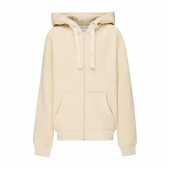 Hype. Womens Cream Justhype Scribble Drawcord Zip Hoodie -Hype Shop unnamed file 2731