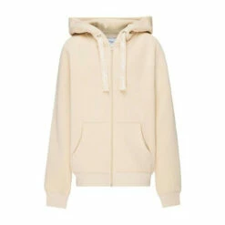 Hype. Womens Cream Justhype Scribble Drawcord Zip Hoodie -Hype Shop unnamed file 2732