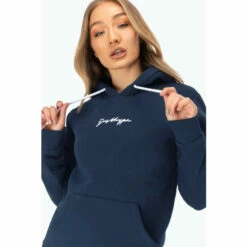 Hype Navy Blue Scribble Hoodie