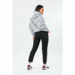 Hype. Womens Grey Marl Hoodie -Hype Shop unnamed file 2766