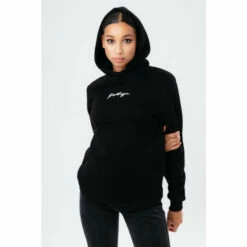 Hype Black Scribble Hoodie