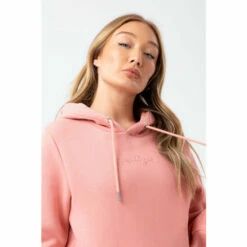 Hype. Womens Blush Pink Justhype Scribble Hoodie -Hype Shop unnamed file 2785
