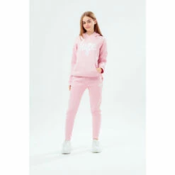 Hype. Girls Pink Script Hoodie -Hype Shop unnamed file 2790