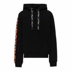 Hype. Womens Black Brick Cheetah Panel Justhype Drawcord Hoodie -Hype Shop unnamed file 2806