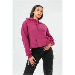 Hype. Womens Purple Hoodie -Hype Shop unnamed file 2818