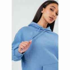 Hype. Womens Blue Dusky Hoodie -Hype Shop unnamed file 2824