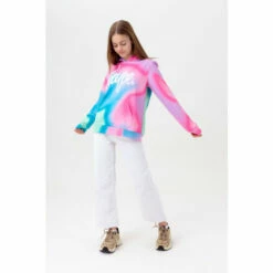 Hype. Pink Pastel Wave Script Hoodie -Hype Shop unnamed file 2868