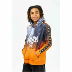 Hype. Orange Drips Script Hoodie -Hype Shop unnamed file 2876
