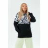Hype. Black Multi Zebra Scribble Hoodie -Hype Shop unnamed file 2879