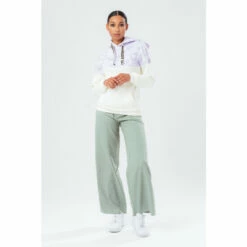 Hype. White Leopard Panel Hoodie -Hype Shop unnamed file 2886