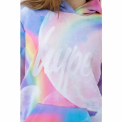 Hype. Pink Multi Moons Script Hoodie -Hype Shop unnamed file 2897