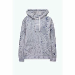 Hype. Mens Grey Mineral Scribble Hoodie -Hype Shop unnamed file 2945
