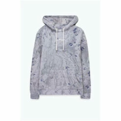 Hype. Mens Grey Mineral Scribble Hoodie -Hype Shop unnamed file 2946