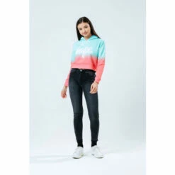 Hype. Pink Bubblegum Fizz Crop Hoodie -Hype Shop unnamed file 2963