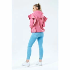 Hype. Blush Scribble Logo Frill Pink Women's Hoodie -Hype Shop unnamed file 2976