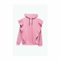 Hype. Blush Scribble Logo Frill Pink Women's Hoodie -Hype Shop unnamed file 2980