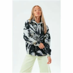 Hype. Black Bleach Hoodie -Hype Shop unnamed file 2990