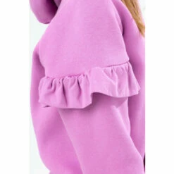 Hype. Purple Glitter Frill Hoodie -Hype Shop unnamed file 3011
