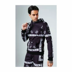 Hype. Black Paisley Hoodie 8 Hype. Black Paisley Hoodie -Hype Shop unnamed file 3028