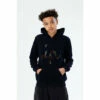 Hype. Boys Blue Camo Script Fleece Hoodie -Hype Shop unnamed file 3048