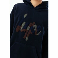 Hype. Boys Blue Camo Script Fleece Hoodie -Hype Shop unnamed file 3051