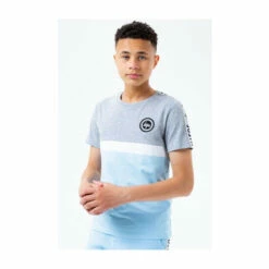 Hype. Blue Taped Kids T-Shirt -Hype Shop unnamed file 306