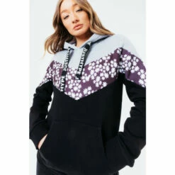 Hype Black Ditsy Daisy Hoodie 5 Hype Black Ditsy Daisy Hoodie -Hype Shop unnamed file 3070