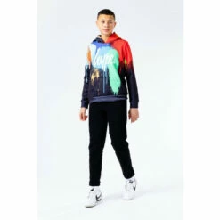 Hype. Kids Black Spray Drips Pullover Hoodie 5 Hype. Kids Black Spray Drips Pullover Hoodie -Hype Shop unnamed file 3076