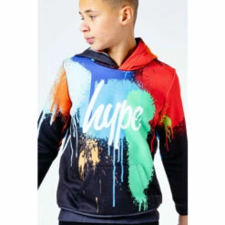 Hype. Kids Black Spray Drips Pullover Hoodie 6 Hype. Kids Black Spray Drips Pullover Hoodie -Hype Shop unnamed file 3077