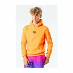 Hype. Kids Orange Europa House Pullover Hoodie 7 Hype. Kids Orange Europa House Pullover Hoodie -Hype Shop unnamed file 3137